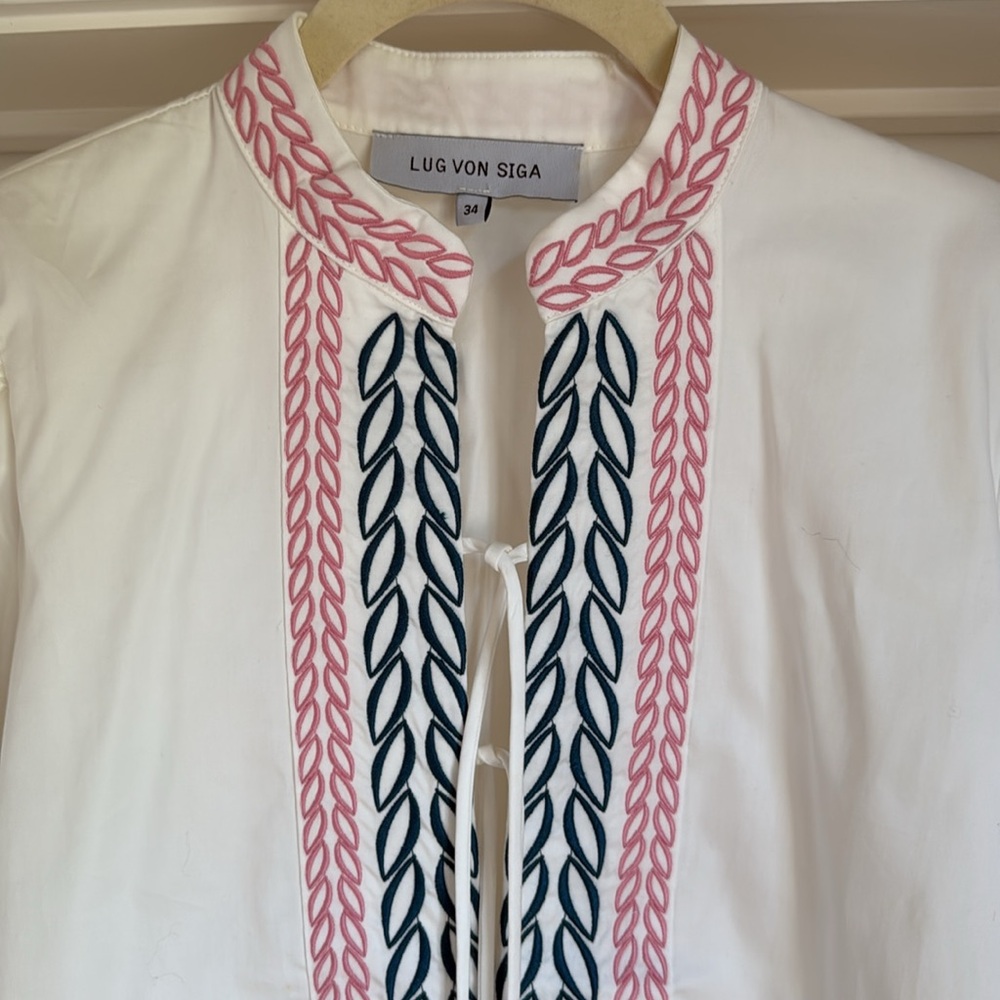 Lug Von Siga Thalia Embroidered Top - Picture 9 of 9